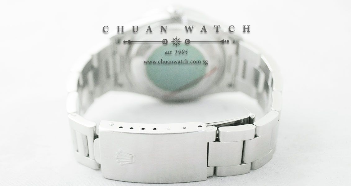 Rolex Oyster Perpetual Date 34mm 15210 Silver Sunburst Baton - Discontinued - Image 4