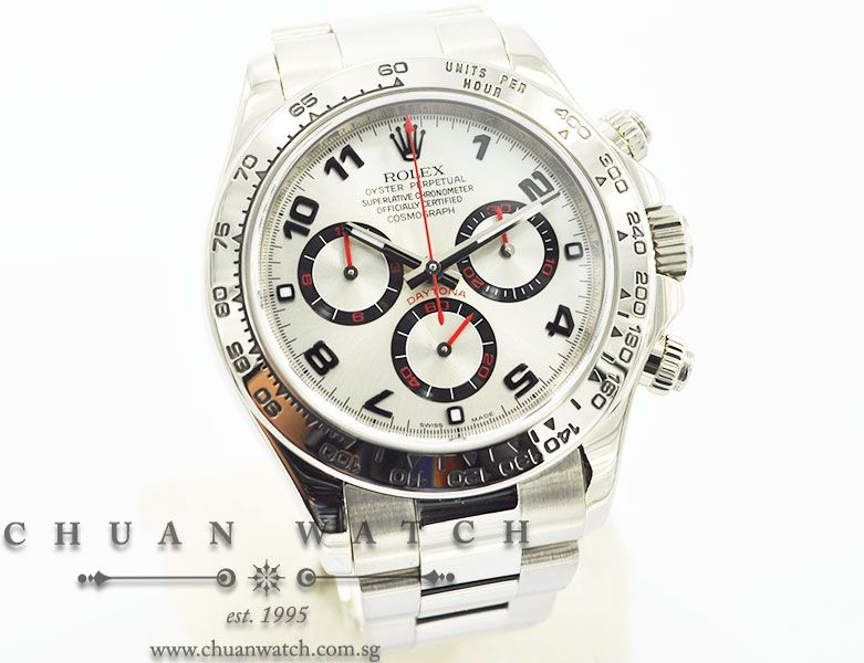 Rolex Cosmograph Daytona 116509 Silver Sunburst Arabic - Image 3