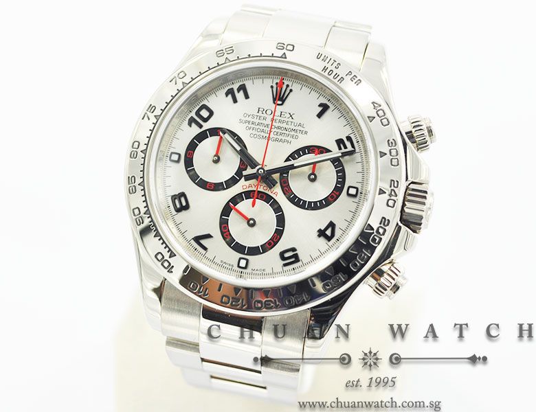 Rolex Cosmograph Daytona 116509 Silver Sunburst Arabic - Image 2