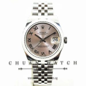 Rolex Boys DateJust 31mm 178274 Pink Sunburst Roman