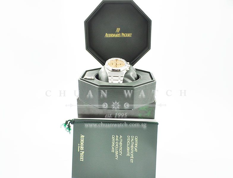 Audemars Piguet Royal Oak Chronograph 39mm White Gold 25960BC Salmon - Discontinued - Image 5