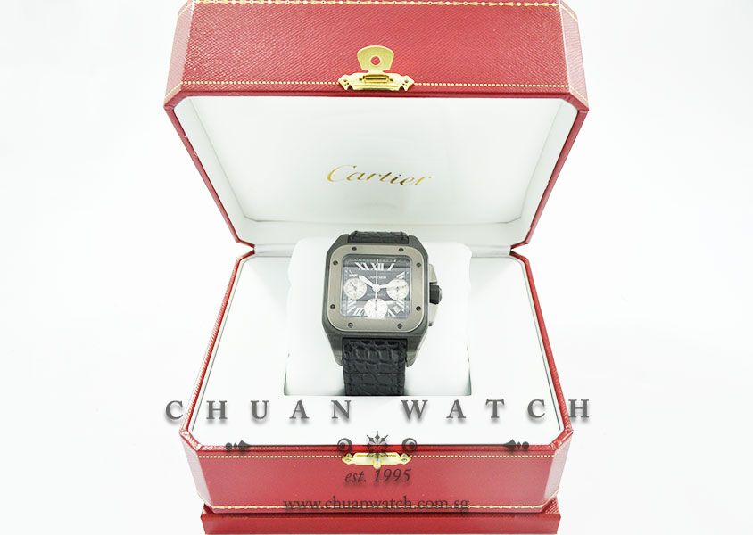 Cartier Santos 100 XL Chronograph ADLC-Titanium W2020005 - Discontinued - Image 5