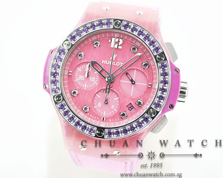 Hublot Big Bang Purple Linen 41mm 341.XP.2770.NR.1205 - Limited Edition of 200 Pieces Only - Image 2