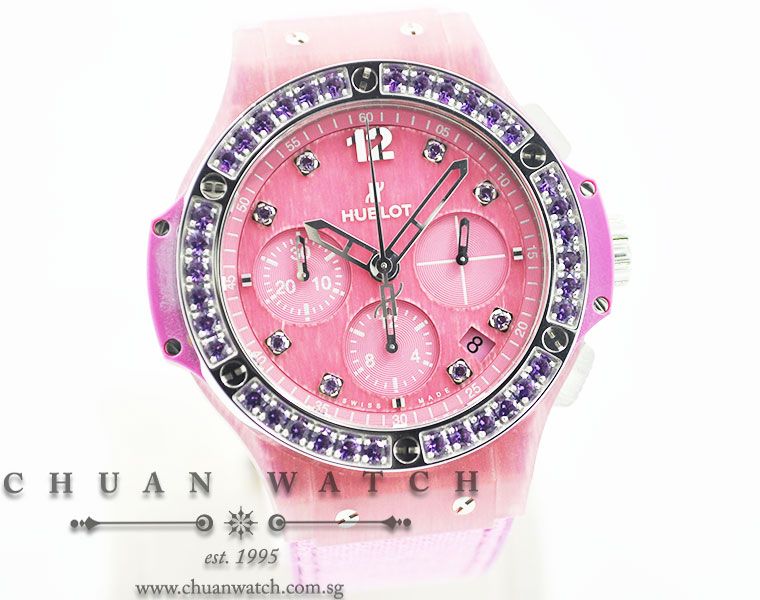 Hublot Big Bang Purple Linen 41mm 341.XP.2770.NR.1205 - Limited Edition of 200 Pieces Only - Image 3