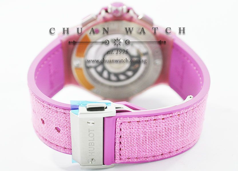 Hublot Big Bang Purple Linen 41mm 341.XP.2770.NR.1205 - Limited Edition of 200 Pieces Only - Image 4