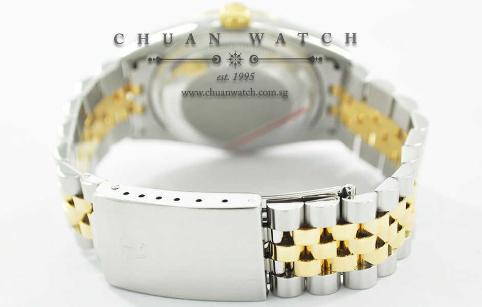 Rolex Gents DateJust 36mm 16233 Champagne Sunburst Diamonds - Discontinued - Image 4
