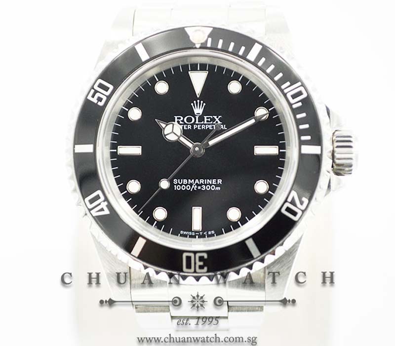 Rolex No-Date Submariner 14060 Tritium - Discontinued