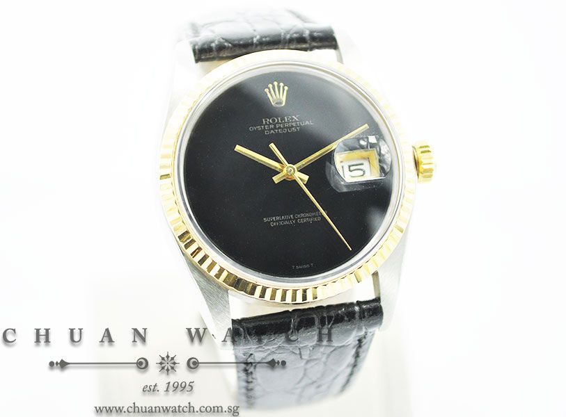Rolex Vintage Gents DateJust 36mm 1601-3 Onyx - Discontinued - Image 3