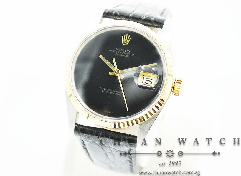Rolex Vintage Gents DateJust 36mm 1601-3 Onyx - Discontinued - Image 2