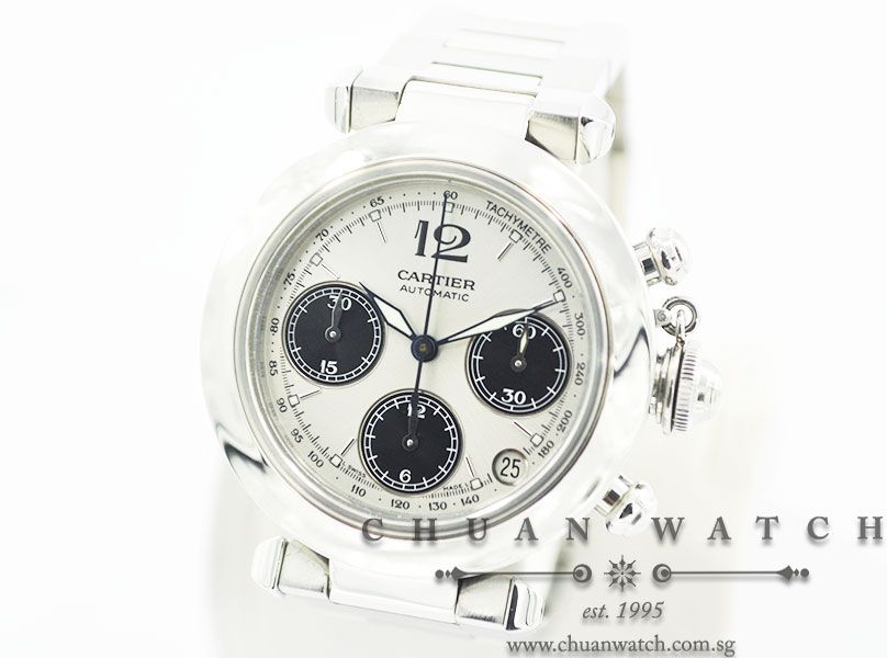 Cartier Pasha C Chronograph Automatic Panda 36mm 2412 - Discontinued - Image 2
