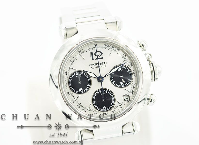 Cartier Pasha C Chronograph Automatic Panda 36mm 2412 - Discontinued - Image 3