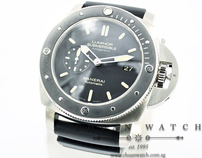 Panerai Luminor 1950 3-Days Submersible Titanio Amagentic Pam 389 O - Image 2