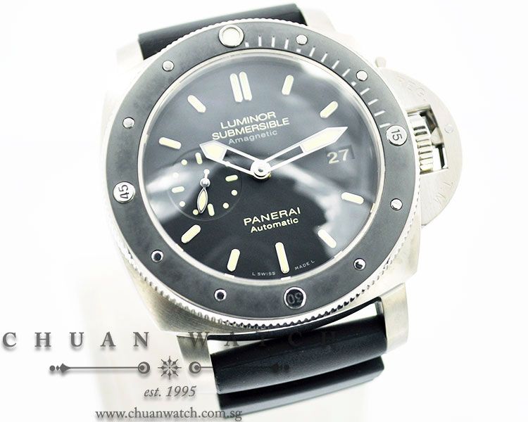 Panerai Luminor 1950 3-Days Submersible Titanio Amagentic Pam 389 O - Image 3