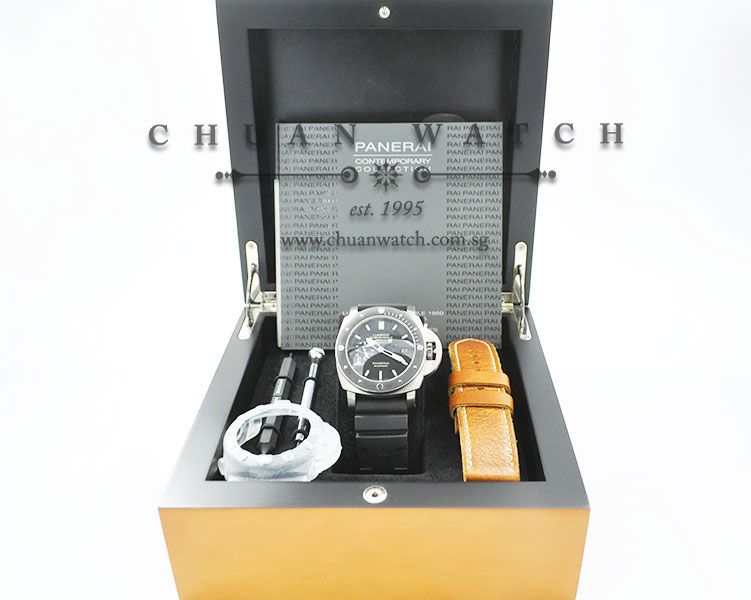 Panerai Luminor 1950 3-Days Submersible Titanio Amagentic Pam 389 O - Image 5