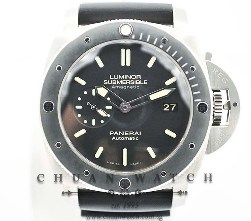 Panerai Luminor 1950 3-Days Submersible Titanio Amagentic Pam 389 O