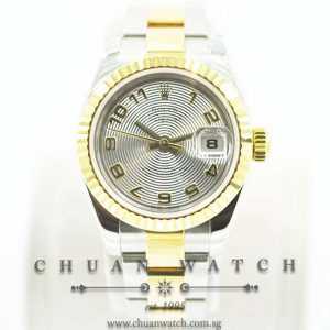 Rolex Ladies DateJust 26mm 179173 Silver Concentric Arabic