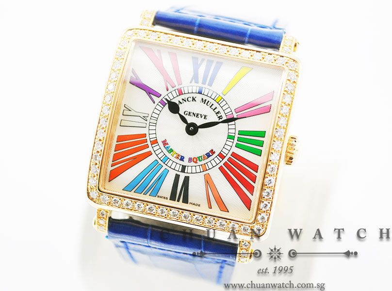 Franck Muller Master Square Rose Gold Color Dream 33mm 6002 M B - Image 2