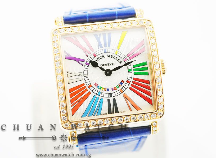 Franck Muller Master Square Rose Gold Color Dream 33mm 6002 M B - Image 3