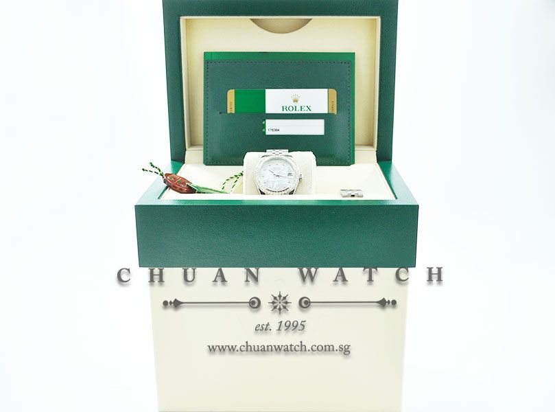 Rolex Boys DateJust 31mm 178384 White MOP Diamonds - Image 5