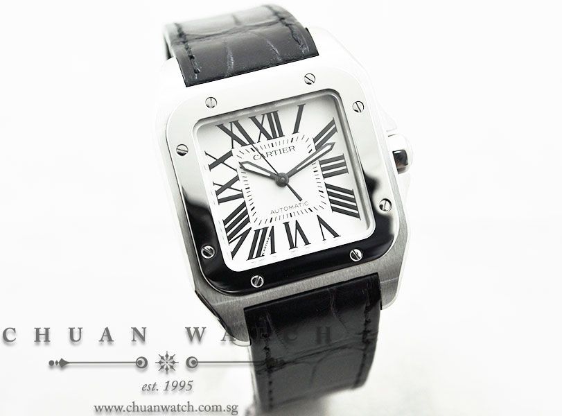 Cartier Santos 100 Midsize W20106X8 - Image 3