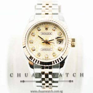 Rolex Ladies DateJust 26mm 179171 Pink Jubilee Diamonds