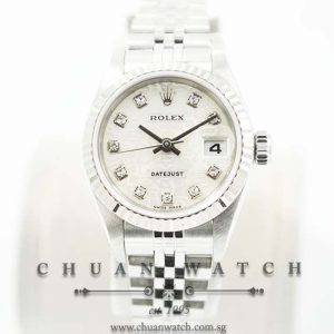 Rolex Ladies DateJust 26mm 79174 Silver Jubilee Diamonds - Discontinued