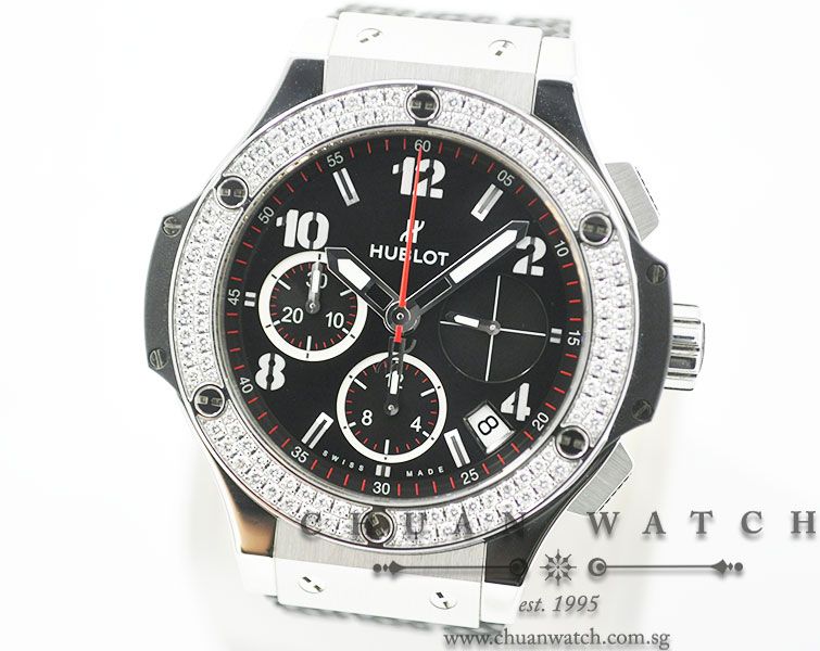 Hublot Big Bang Steel Diamonds 41mm 341.SX.130.RX.114 - Image 2