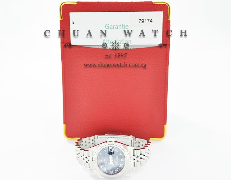 Rolex Ladies DateJust 26mm 79174 Blue Sunburst Roman - Discontinued - Image 5
