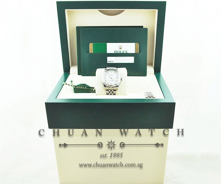 Rolex Boys DateJust 31mm 178274 White Roman - Image 5
