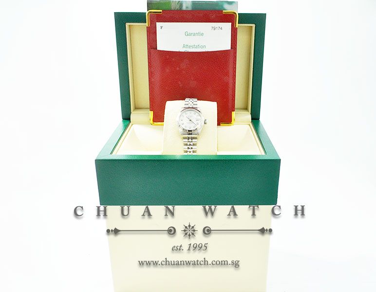 Rolex Ladies DateJust 26mm 79174 Silver Sunburst Diamonds - Discontinued - Image 5