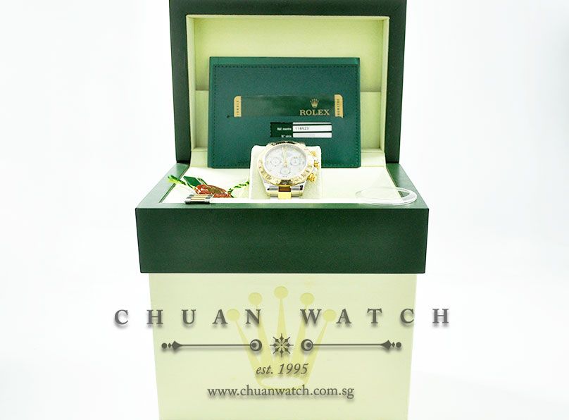 Rolex Cosmograph Daytona 116523 White MOP Diamonds - Discontinued - Image 5