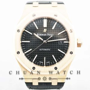 Audemars Piguet Royal Oak Automatic Rose Gold 41mm 15400OR Black