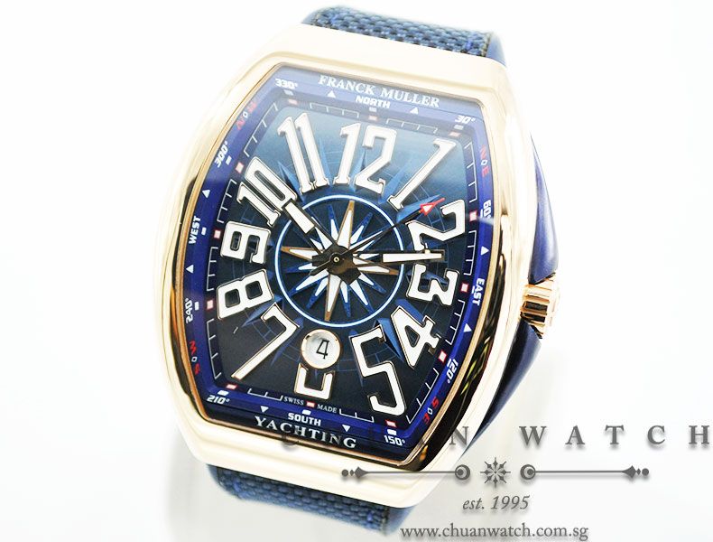 Franck Muller Vanguard Yachting Rose Gold V 45 SC DT 5N BL - Image 2