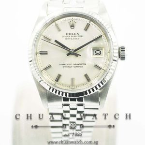Rolex Vintage Gents DateJust 36mm 1601-4 Silver Sunburst Baton - Discontinued