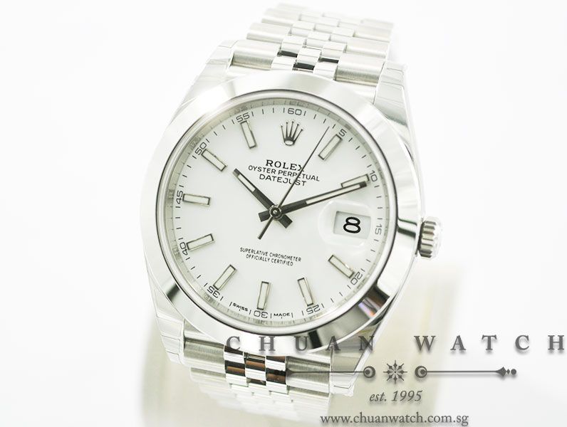 Rolex DateJust 41 126300 White Index - Image 2