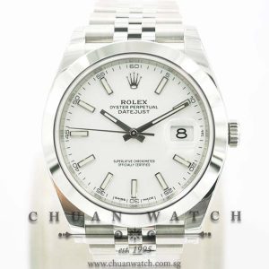 Rolex DateJust 41 126300 White Index