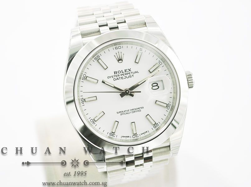 Rolex DateJust 41 126300 White Index - Image 3