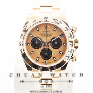 Rolex Cosmograph Daytona Everose 116505 Pink Sunburst Black Index Panda