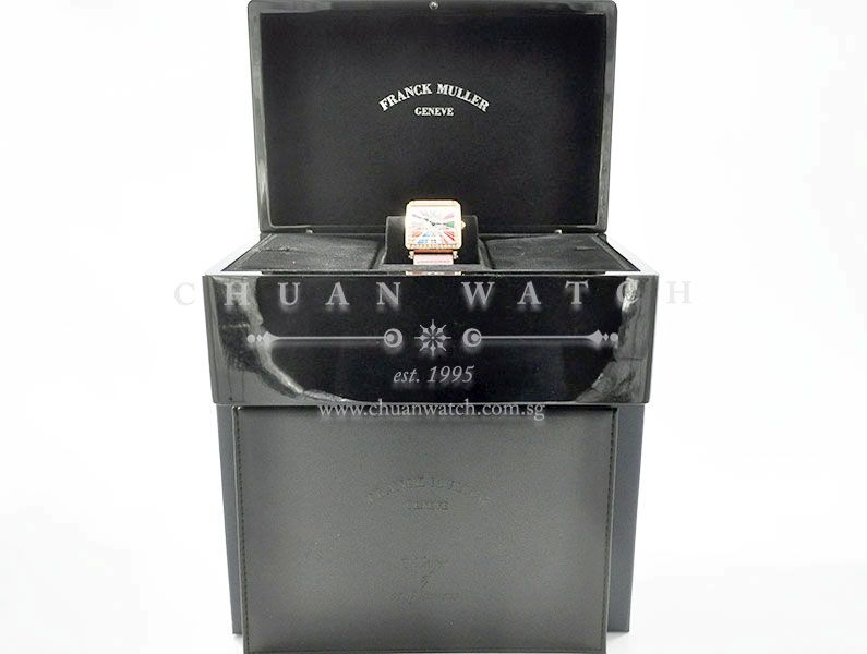 Franck Muller Master Square Quartz Rose Gold Color Dream 33mm 6002 M B - Image 5