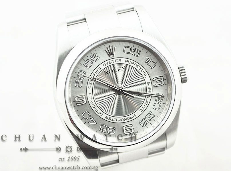 Rolex Gents Oyster Perpetual 36mm 116000 Silver Concentric Arabic 3.6.9 - Image 3