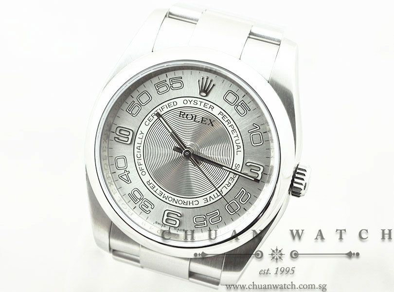 Rolex Gents Oyster Perpetual 36mm 116000 Silver Concentric Arabic 3.6.9 - Image 2