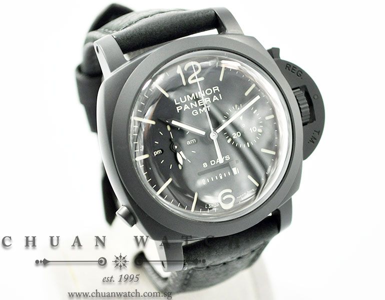 Panerai Luminor 1950 8-Days GMT Chrono Monopulsante Ceramica 44mm Pam 317 L - Image 3