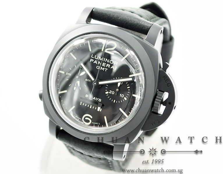 Panerai Luminor 1950 8-Days GMT Chrono Monopulsante Ceramica 44mm Pam 317 L - Image 2