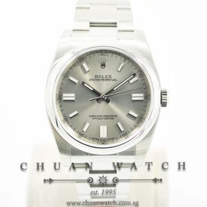 Rolex Gents Oyster Perpetual 36mm 116000 Steel Sunburst Index