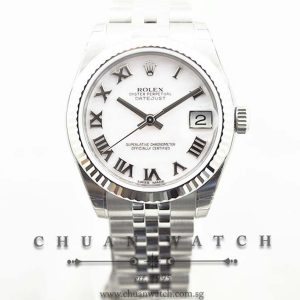 Rolex Boys DateJust 31mm 178274 Pink MOP Roman