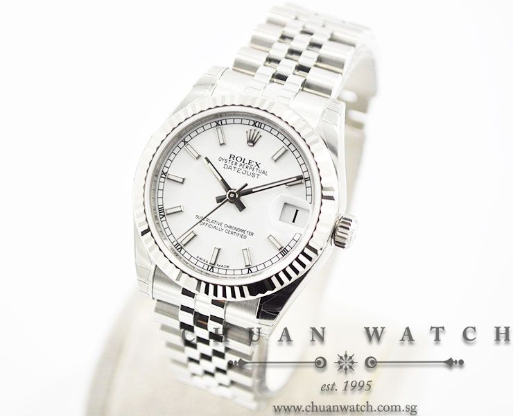 Rolex Boys DateJust 31mm 178274 White Index - Image 2