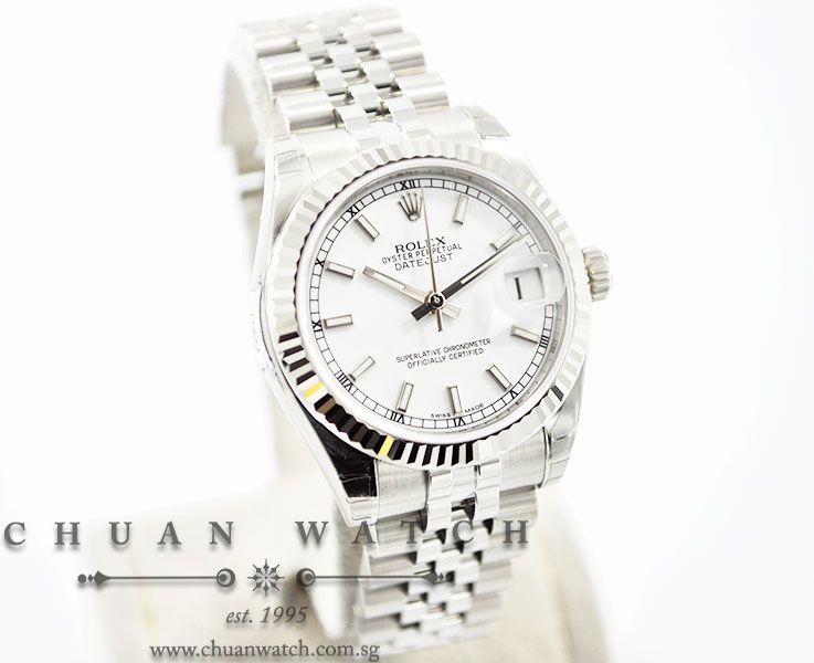 Rolex Boys DateJust 31mm 178274 White Index - Image 3