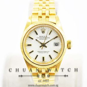 Rolex Vintage Ladies DateJust 25mm 6901 White Index - Discontinued