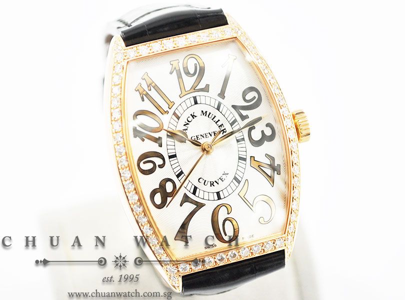 Franck Muller Cintree Curvex Relief Midsize Rose Gold Diamonds 5851 M SC REL D 1R - Image 3