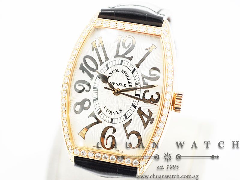 Franck Muller Cintree Curvex Relief Midsize Rose Gold Diamonds 5851 M SC REL D 1R - Image 2